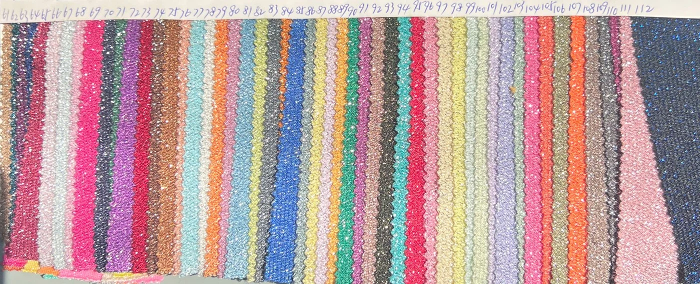 glitter swatches